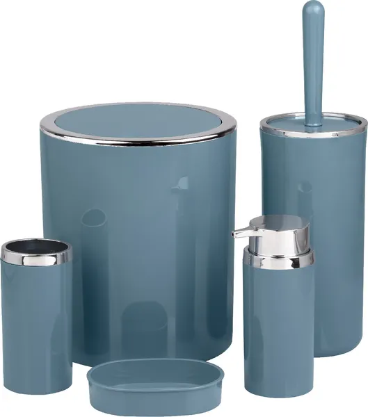 Изображение товара Мусорное ведро Fixsen Round Blue FX-455-6