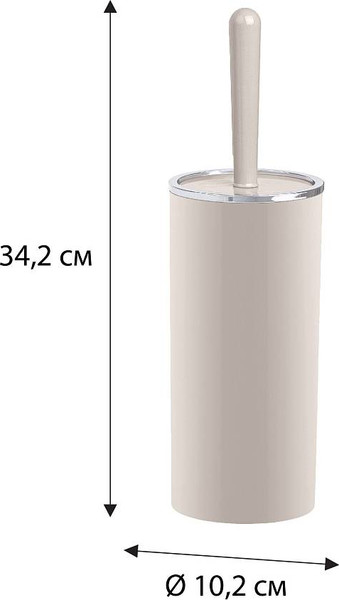 Изображение товара Ершик для унитаза Fixsen Round Beige FX-452-5