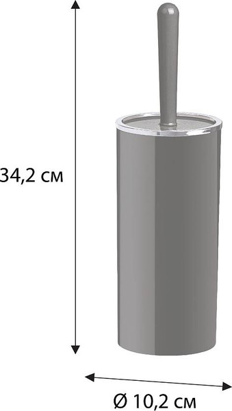 Изображение товара Ершик для унитаза Fixsen Round Black FX-454-5