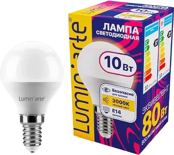 Изображение товара Лампа LuminArte LSTD-G45-10W3KE14