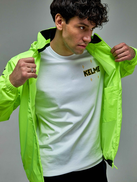 Изображение товара Ветровка Kelme Raincoat / 3801241-904 (S, салатовый/зеленый)