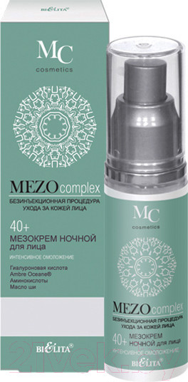 Изображение товара Крем для лица Belita MezoСomplex 40+ интенсивное омоложение ночной (50мл)