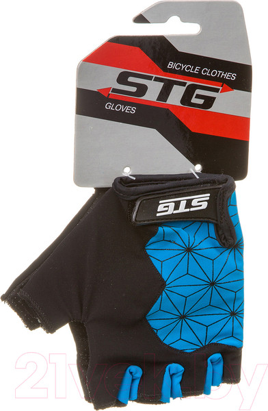 Изображение товара Велоперчатки STG Replay / Х95306-M (черный/синий)