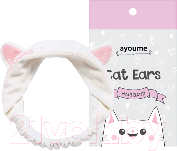 Изображение товара Повязка для фиксации волос Ayoume Hair Band Cat Ears