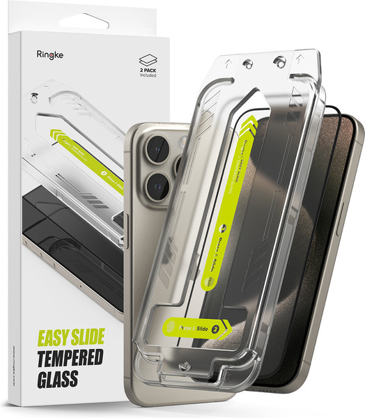Изображение товара Набор защитных стекол для телефона Ringke Easy Slide для iPhone 15 Pro (2шт)