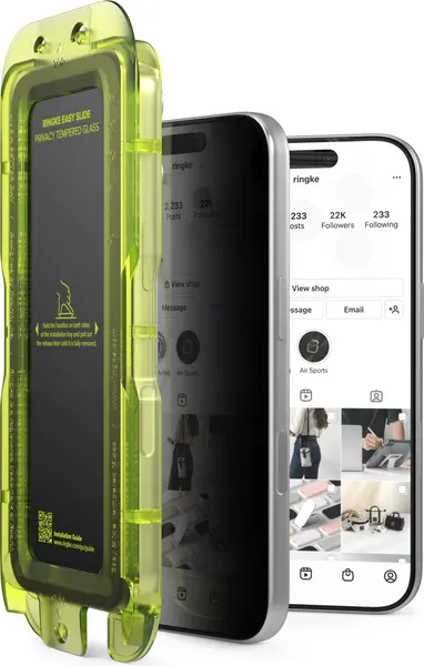 Изображение товара Набор защитных стекол для телефона Ringke Easy Slide Privacy для iPhone 17 Pro Max (2шт)