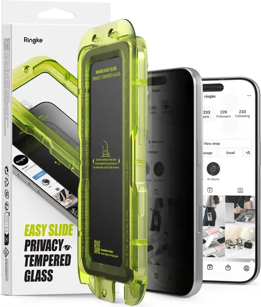 Изображение товара Набор защитных стекол для телефона Ringke Easy Slide Privacy для iPhone 17 Pro Max (2шт)