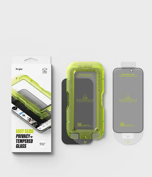 Изображение товара Набор защитных стекол для телефона Ringke Easy Slide Privacy для iPhone 17 Pro Max (2шт)