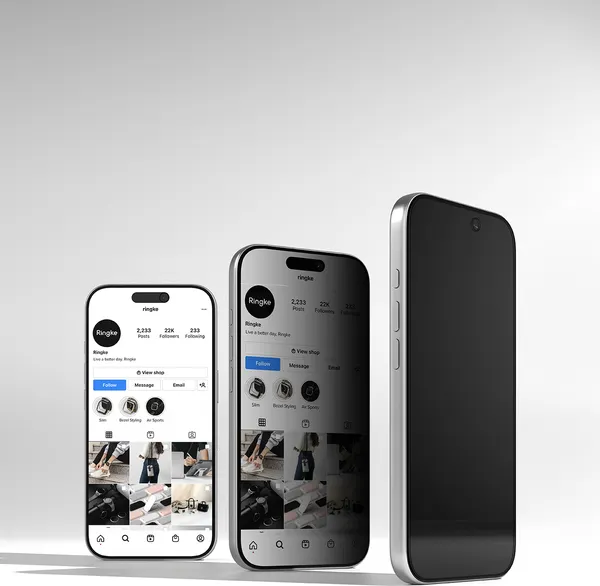 Изображение товара Набор защитных стекол для телефона Ringke Easy Slide Privacy для iPhone 17 Pro Max (2шт)