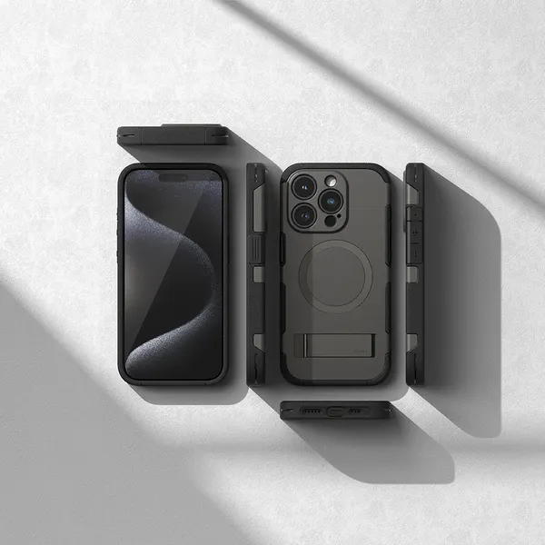 Изображение товара Чехол-накладка Ringke Alles для iPhone 15 Pro Max (Gun Metal)
