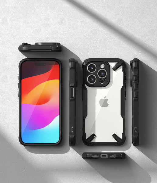 Изображение товара Чехол-накладка Ringke Fusion X для iPhone 15 Pro Max (Black)