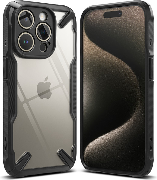 Изображение товара Чехол-накладка Ringke Fusion X для iPhone 15 Pro Max (Black)
