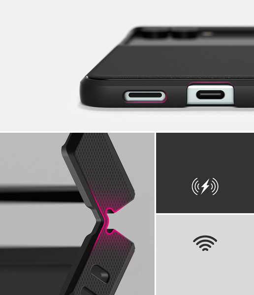 Изображение товара Чехол-накладка Ringke Onyx Magnetic для Galaxy Z Flip 7 (Black)
