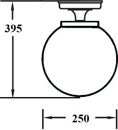 Изображение товара Светильник уличный Oasis Light Globo S 88205SA Bl