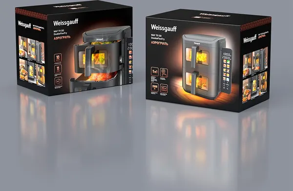Изображение товара Аэрогриль Weissgauff WAF 711 DD DoubleFlexFry