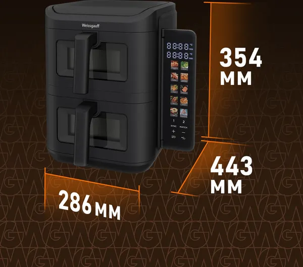 Изображение товара Аэрогриль Weissgauff WAF 711 DD DoubleFlexFry