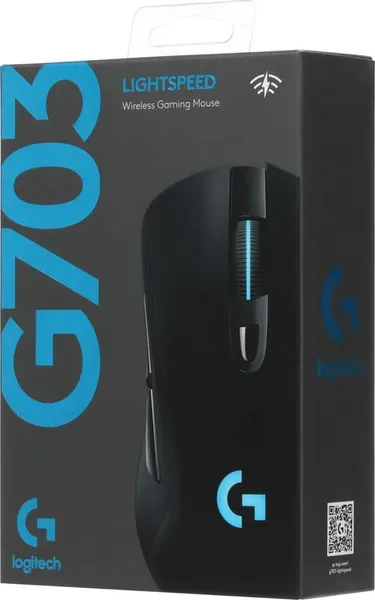 Изображение товара Мышь Logitech G703 LightSpeed / 910-005642 (черный)