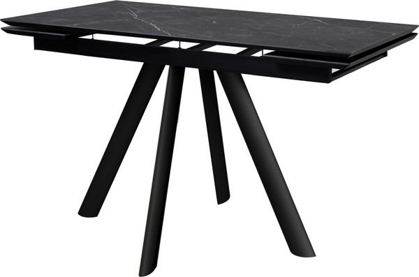 Изображение товара Обеденный стол Табурет Jazz 120 120-180x80 (Black)