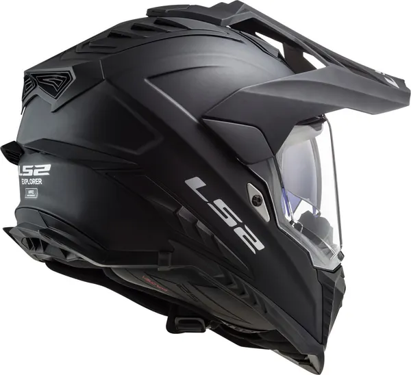 Изображение товара Мотошлем LS2 MX701 Explorer Solid (XL, черный матовый)