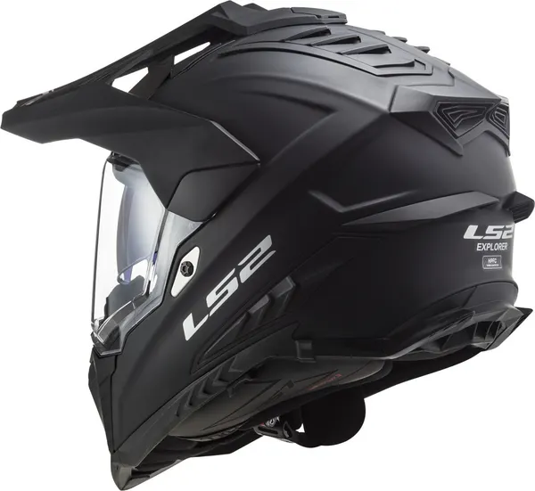 Изображение товара Мотошлем LS2 MX701 Explorer Solid (XL, черный матовый)