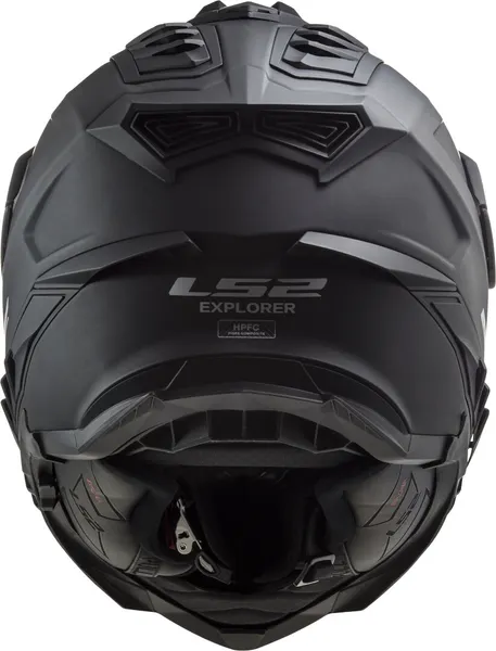 Изображение товара Мотошлем LS2 MX701 Explorer Solid (XL, черный матовый)