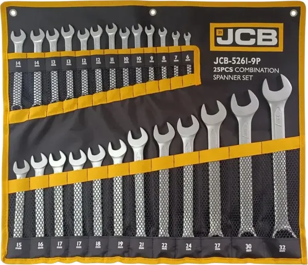 Изображение товара Набор ключей JCB 5261-9P (59604), (25шт)
