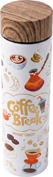 Изображение товара Термос для напитков Hobby Lobby HB-070 (500мл, белый Cofee)