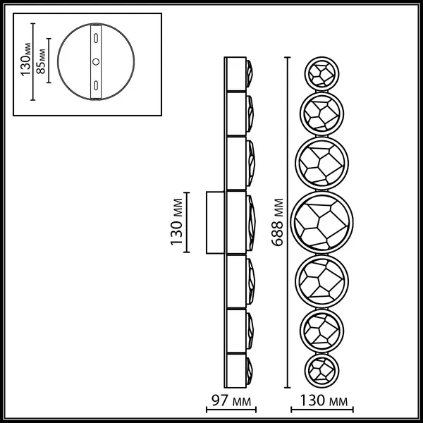 Изображение товара Бра Odeon Light Spilla 7174/15WL