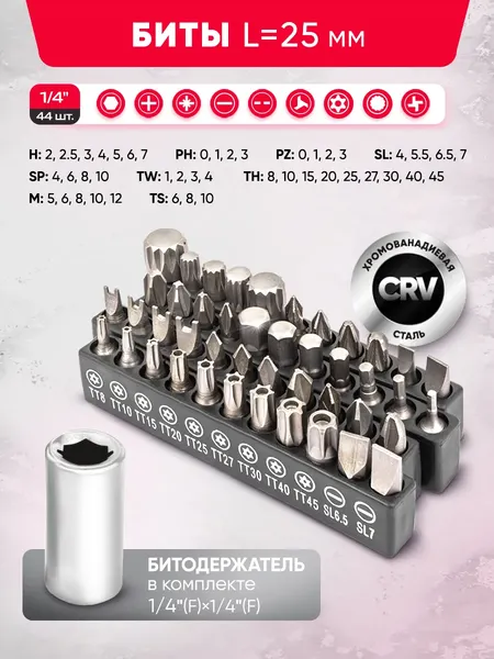 Изображение товара Универсальный набор инструментов ForceKraft FK-38841 Euro (67424)