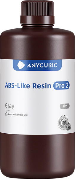 Изображение товара Фотополимерная смола для 3D-принтера Anycubic ABS-Like Pro 2 / SABP2GY-10 (1л, серый)