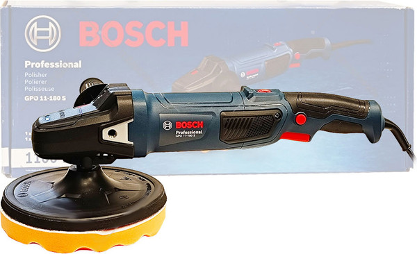 Изображение товара Профессиональная полировальная машина Bosch GPO 11-180 S (0.601.3A2.300)