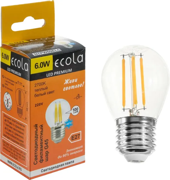 Изображение товара Лампа Ecola N7PW60ELC
