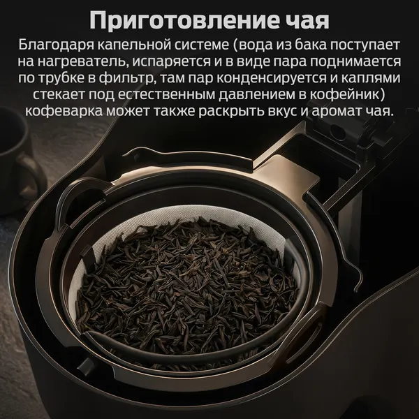 Изображение товара Капельная кофеварка Holt HT-CM-012