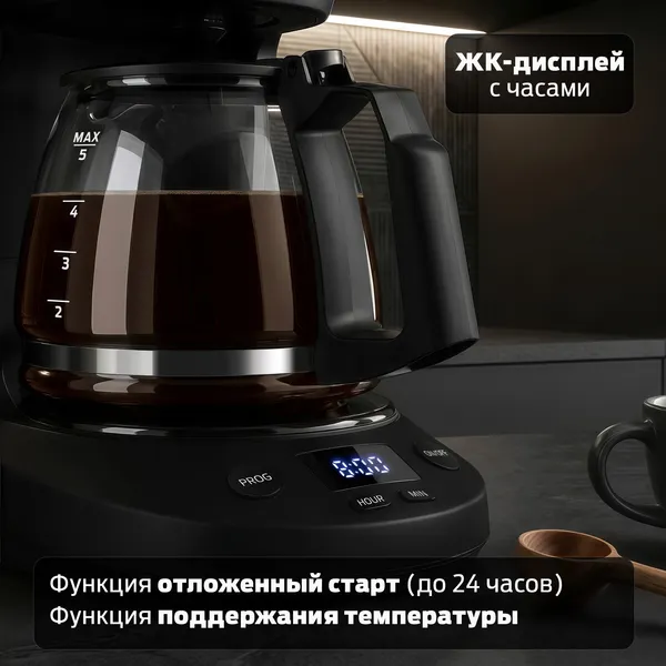 Изображение товара Капельная кофеварка Holt HT-CM-012