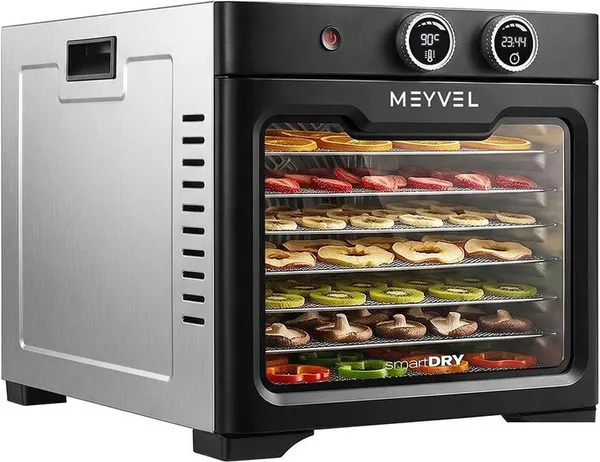 Изображение товара Сушильный шкаф для овощей и фруктов Meyvel MDH8-3S (Inox)