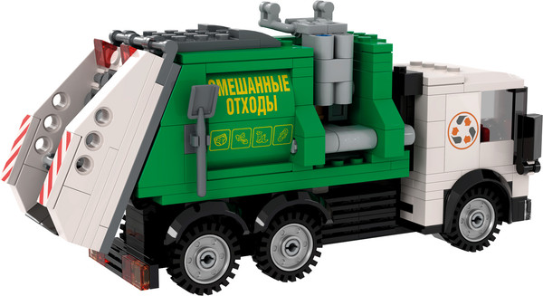 Изображение товара Конструктор Brick Labs Городская техника Мусоровоз / AB-1323