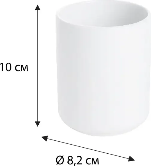 Изображение товара Стакан для зубной щетки и пасты Fixsen Milk 601-3