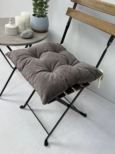 Изображение товара Подушка на стул MATEX Soft Loft / 71-617 (тауп/серо-коричневый)
