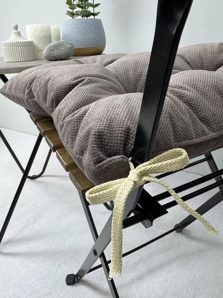 Изображение товара Подушка на стул MATEX Soft Loft / 71-617 (тауп/серо-коричневый)