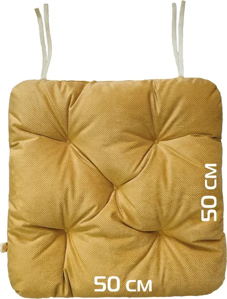 Изображение товара Подушка на стул MATEX Soft Loft / 71-693 (горчичный)