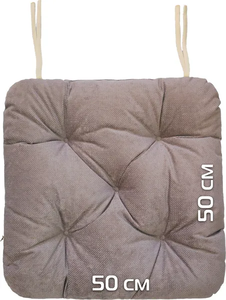 Изображение товара Подушка на стул MATEX Soft Loft / 71-716 (серо-коричневый)