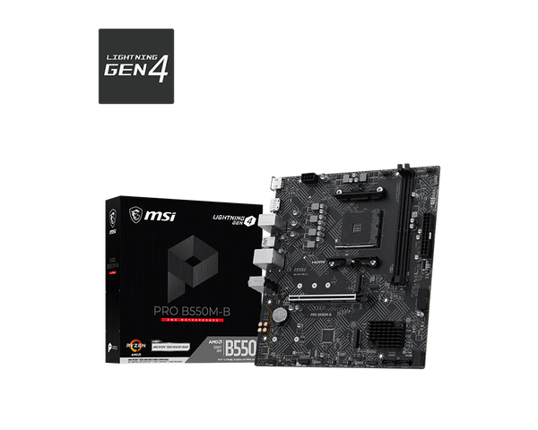 Изображение товара Материнская плата MSI PRO B550M-B