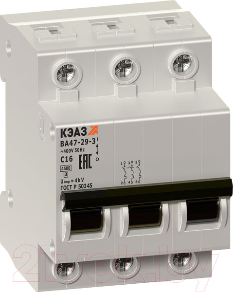 Изображение товара Выключатель автоматический КЭАЗ ВА 47-29-3С20-УХЛ3 / 231632