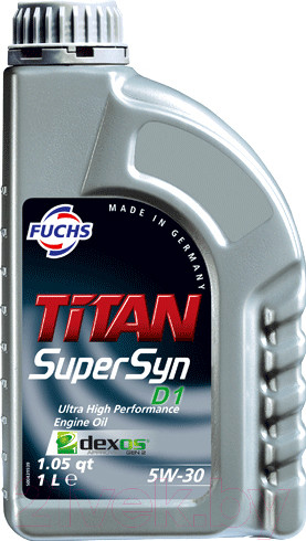 Изображение товара Моторное масло Fuchs Titan Supersyn D1 5W30 601425622/602014177 (1л)