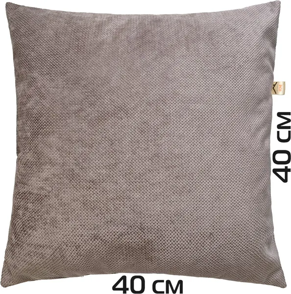 Изображение товара Комплект подушек декоративных MATEX Soft Loft / 71-914 (2шт, тауп/серо-коричневый)