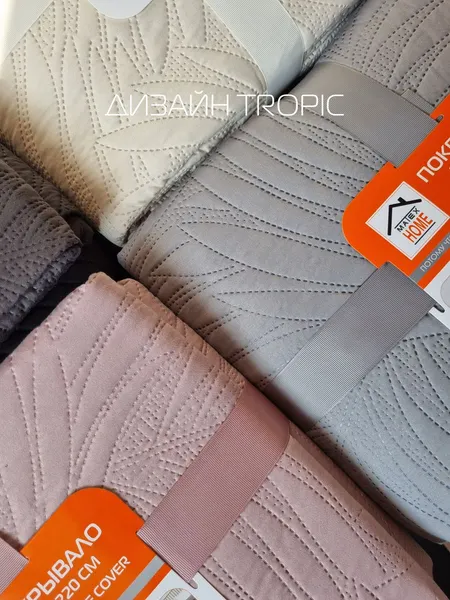 Изображение товара Покрывало MATEX Decorative Cover Tropic / 69-348 (светло-серый)
