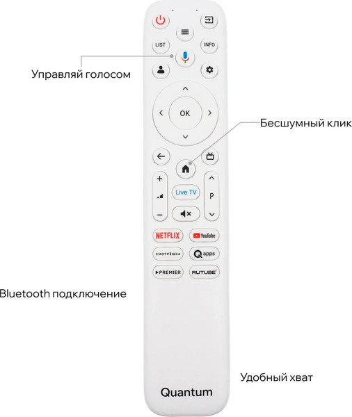 Изображение товара Телевизор QUANTUM 43" 43U6WQ