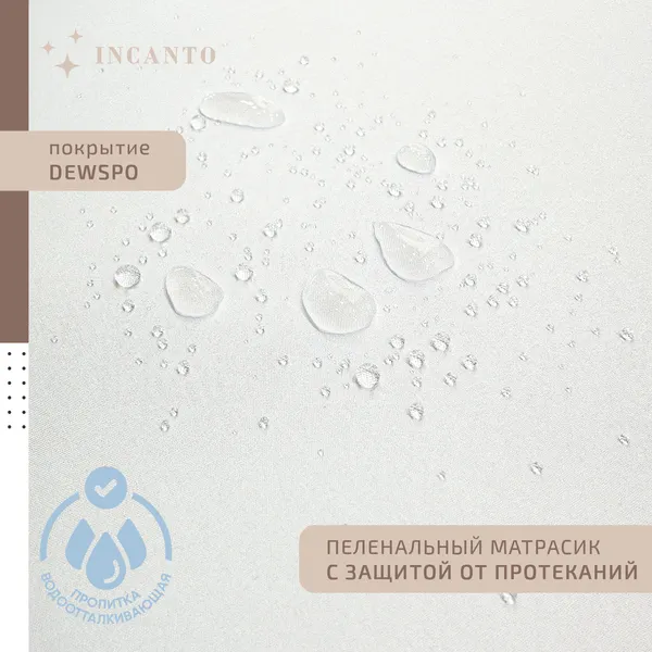 Изображение товара Пеленальный матрас Incanto Зайка 70х65 / ИК/ПН-22