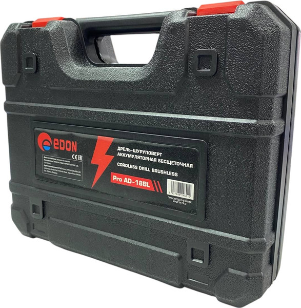 Изображение товара Аккумуляторная дрель-шуруповерт Edon Pro AD-18BL