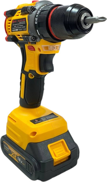 Изображение товара Аккумуляторная дрель-шуруповерт Edon Pro AD-18BL